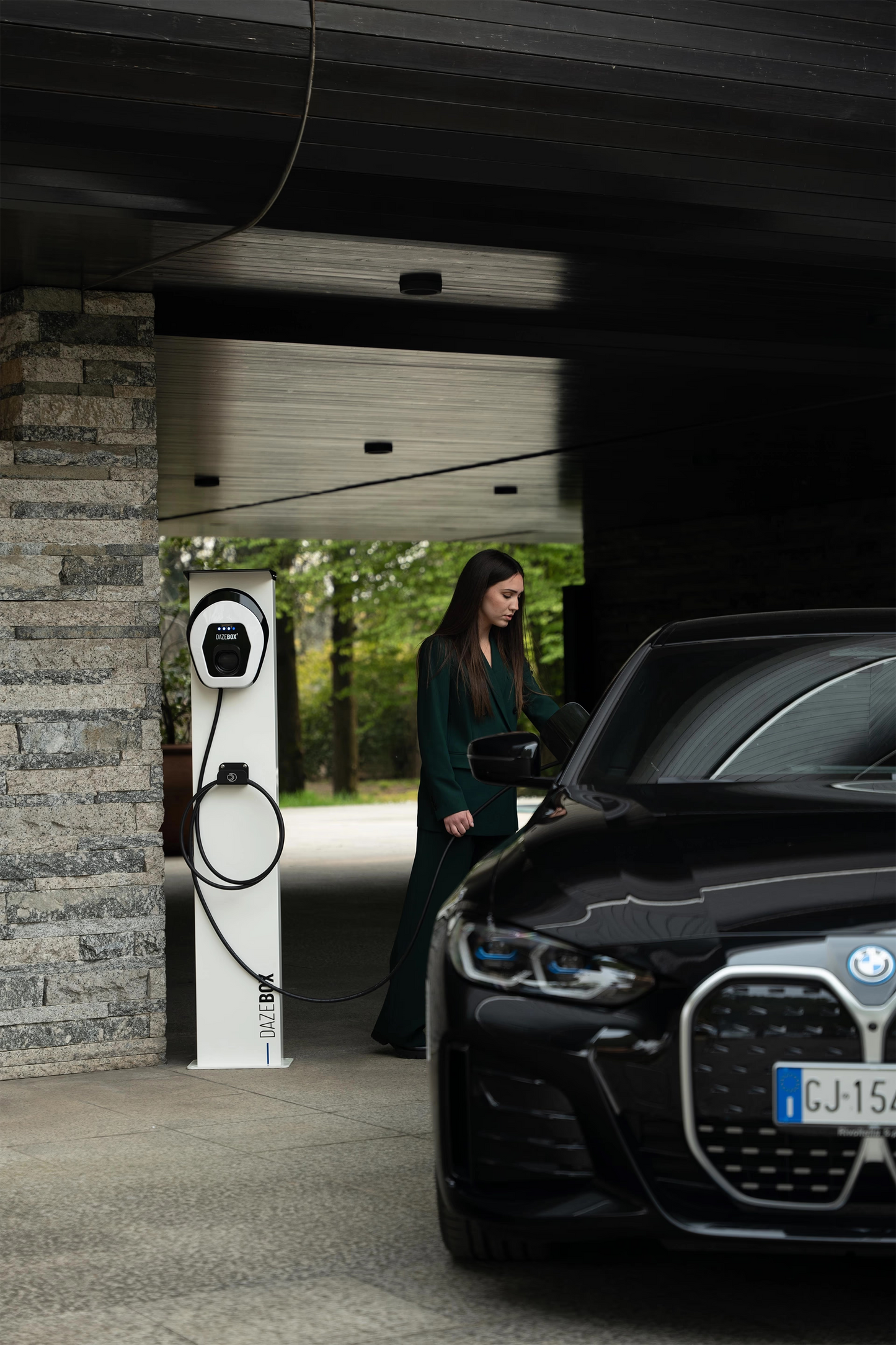 Carregador VE DazeBox C Monofásico 32A 7,4kW com Cabo T2 7m