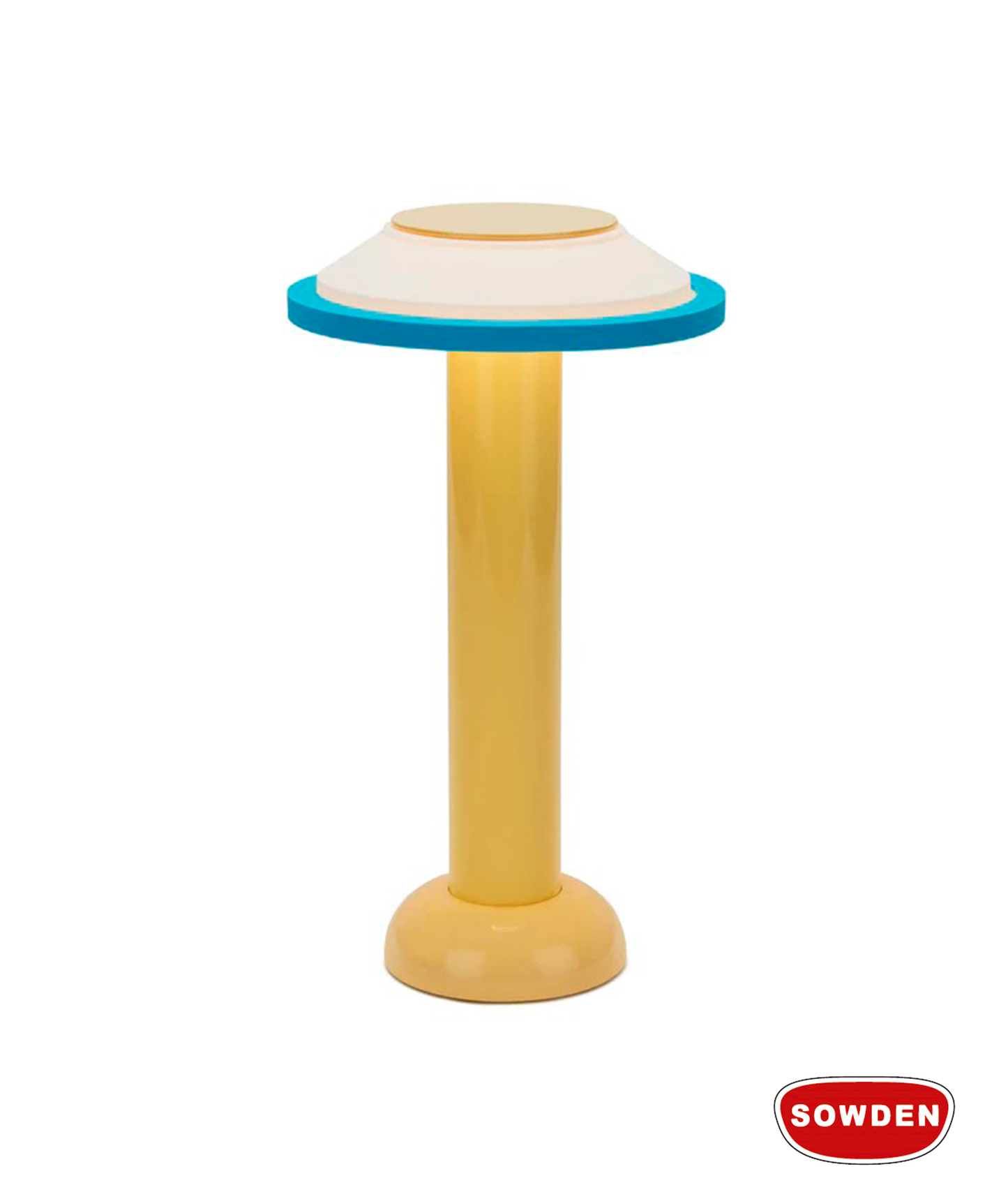 Candeeiro de Silicone sem Fios LED 3W Amarelo e Azul