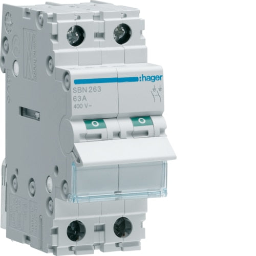 Interruptor Modular 2P 63A