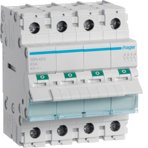 Interruptor Modular 4P 63A