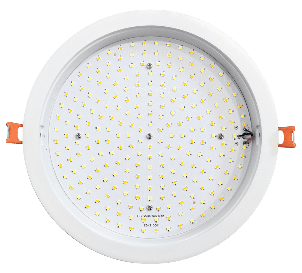 Downlight LED Redondo Encastre Branco 24W 2400LM & CCT ajustável