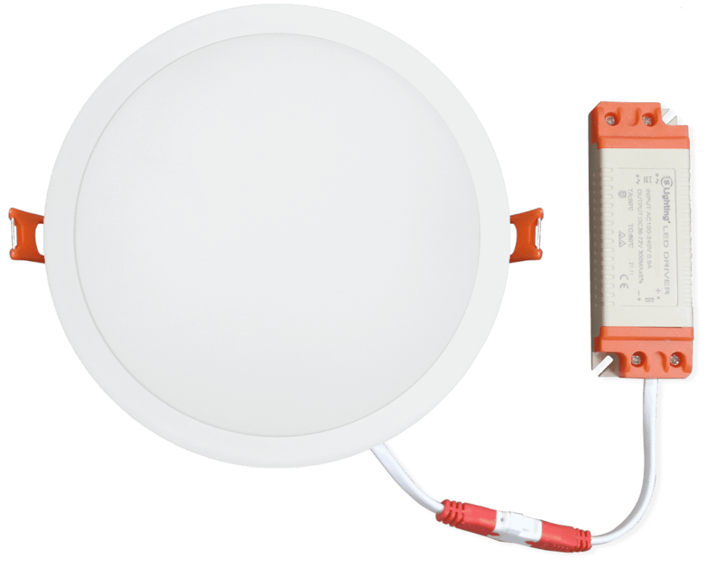 Downlight LED Redondo Encastre Branco 24W 2400LM & CCT ajustável