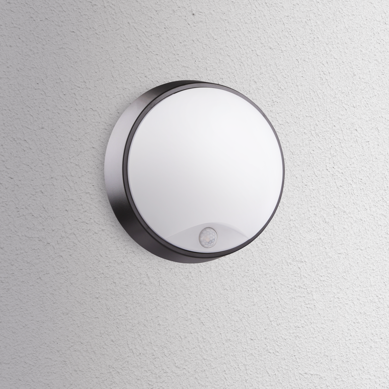 Plafonier Oasi Redondo Preto com Sensor 14W 1550LM & CCT ajustável
