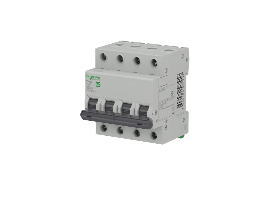 Disjuntor 4P 16A Curva C 6KA 230V Easy9