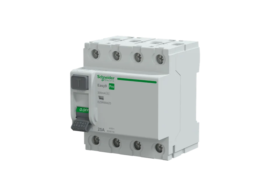 Interruptor Diferencial 4P 25A 300mA Tipo A 230V Easy9