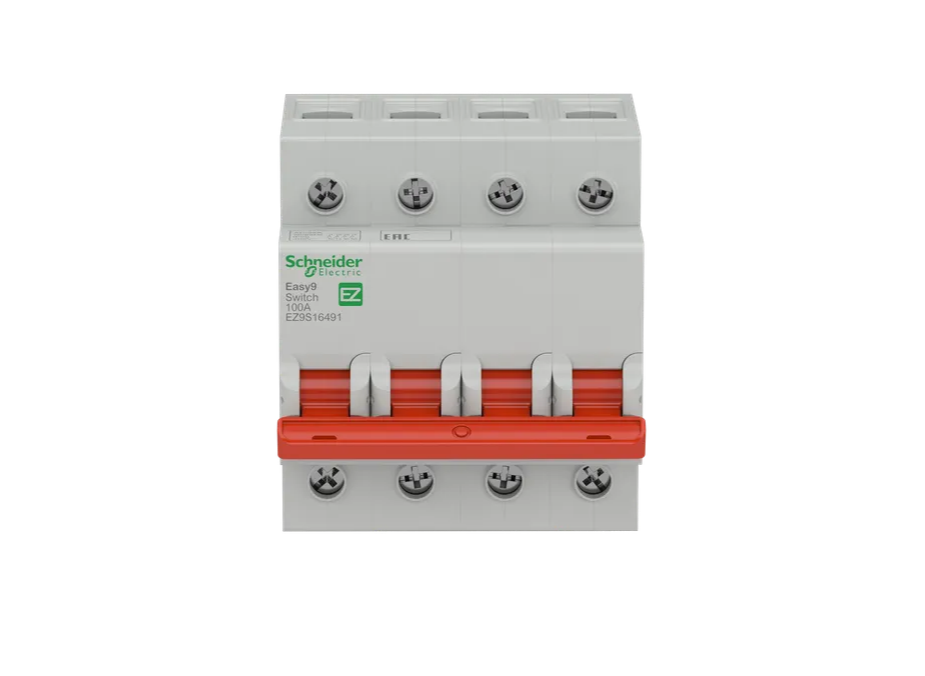 Interruptor Modular 4P 100A 400V Easy9