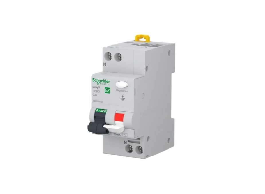 Disjuntor Diferencial 1P+N 32A Curva C 6KA Tipo AC 30mA Easy9
