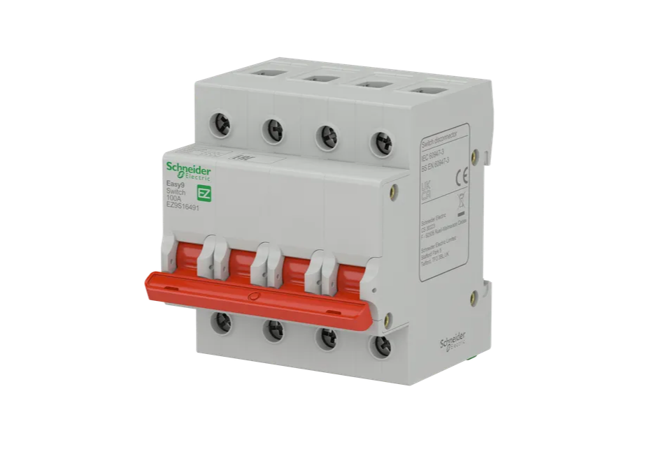 Interruptor Modular 4P 100A 400V Easy9