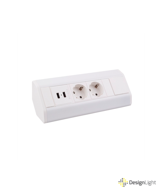 Corner Box 2 USB Branco