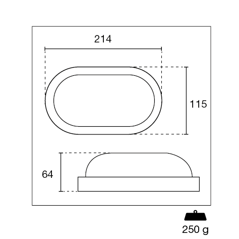 Simply SMON | Candeeiro de Parede&Tecto LED 16W 1280lm 4000K Preto